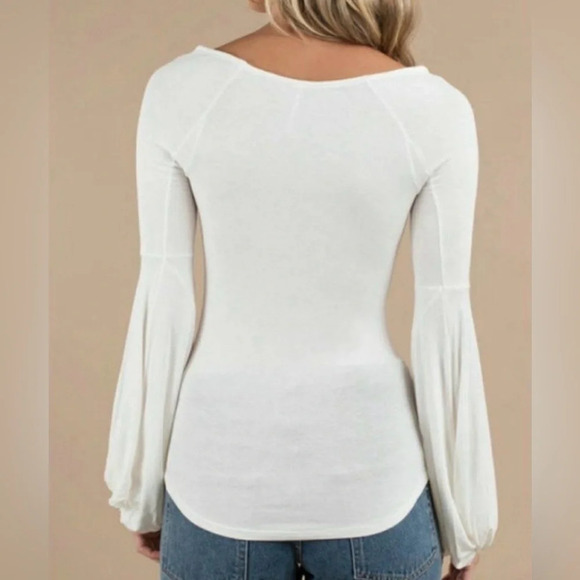 Free People | To the Tropics Gathered Top Size Medium - Picture 2 of 3